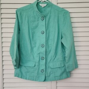 Northern Reflections Green Blazer Relaxed Fit